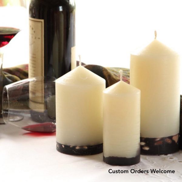 Quality crafted, long burning candles.